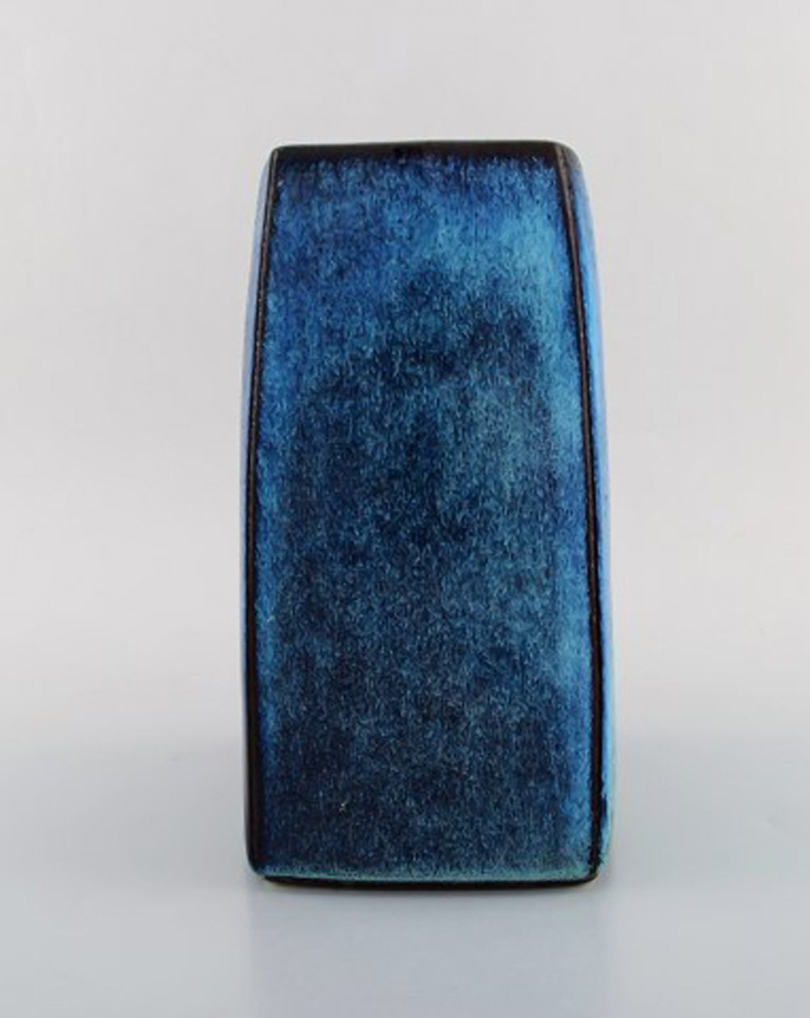 Stogo, Denmark. Stylish vase in glazed ceramics. Beautiful glaze in turquoise shades. 1960 / 70's. - 5