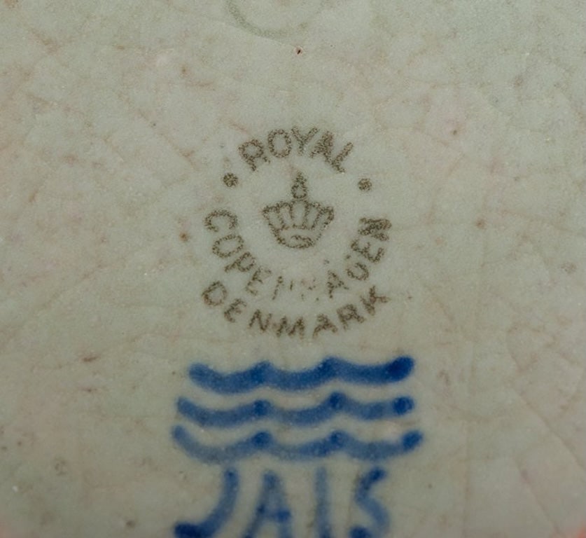 Jais Nielsen for Royal Copenhagen. Ceramic vase in celadon glaze with religious motifs. 1940s. - 9