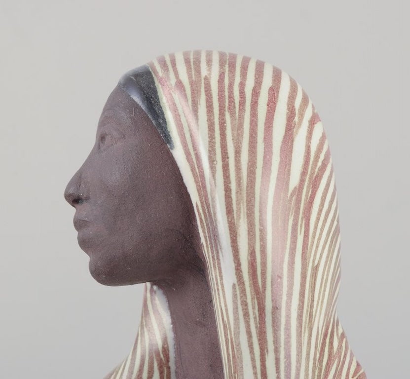 Mari Simmulson for Upsala-Ekeby, Sweden. Ceramic figurine of an Indonesian woman. - 6