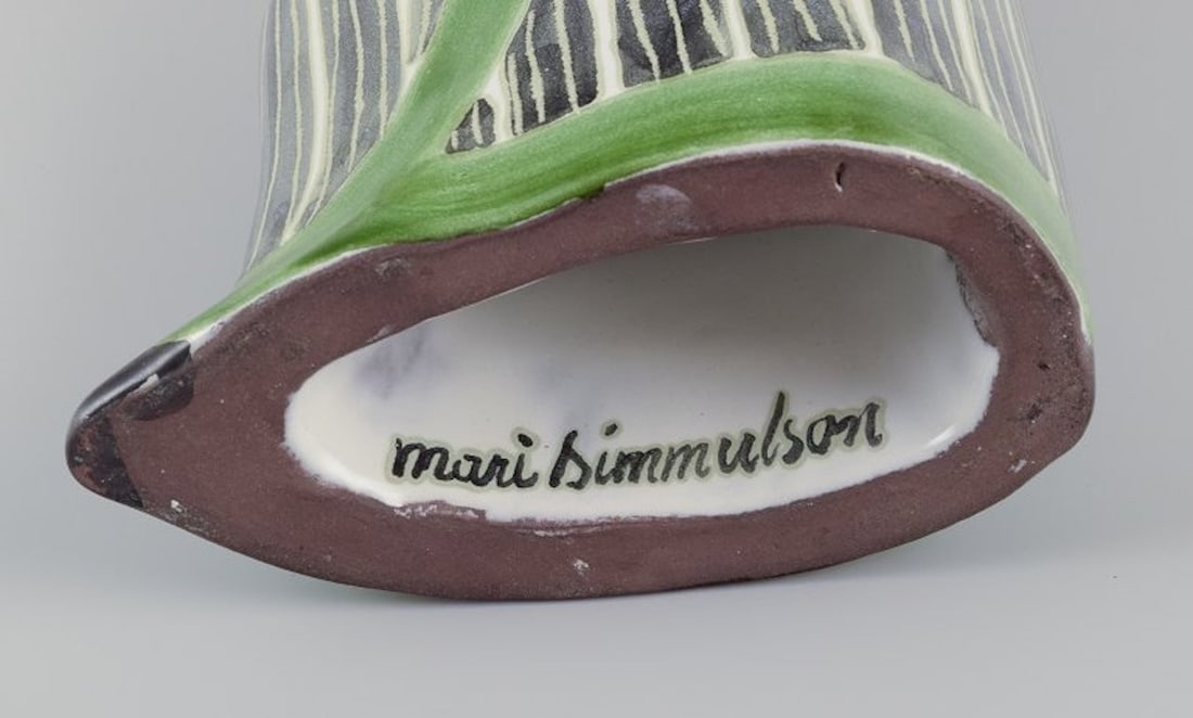 Mari Simmulson for Upsala-Ekeby, Sweden. Ceramic figurine of an Indonesian woman. - 9