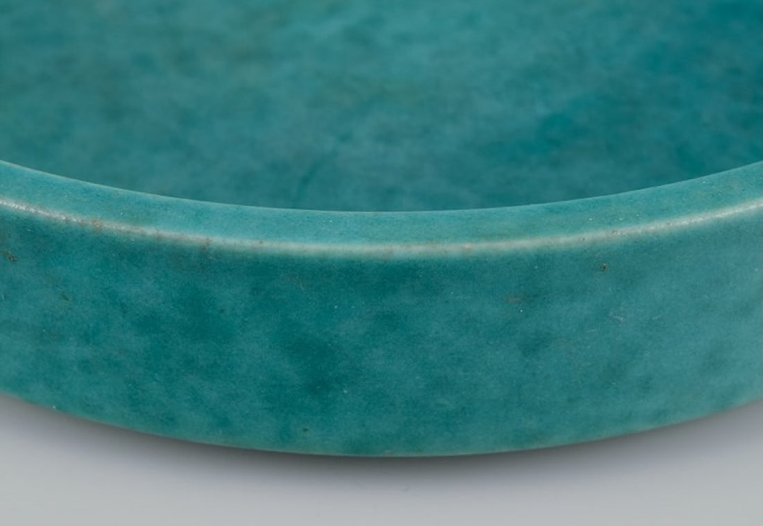 Wilhelm Kåge for Gustavsberg, Sweden. A ceramic bowl and a ceramic dish from the "Argenta" - 4