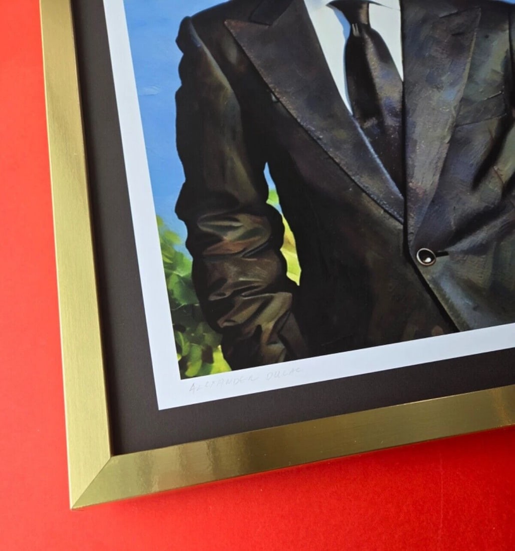 ALEXANDER DULAC + LUIS MIGUEL LARGE Hand Signed Authentic Print LtdEd of 10 COA - 3