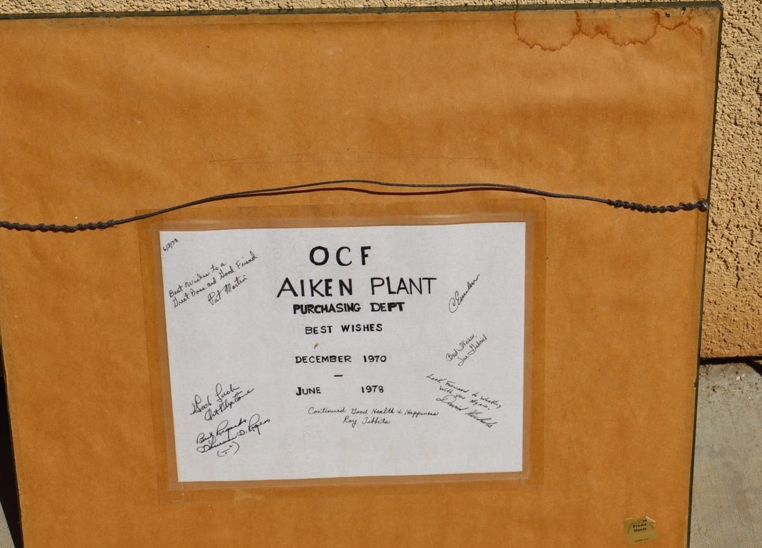 LOUISE YANCEY (Streed) The Fountain Aiken South Carolina watercolor and ink - 5