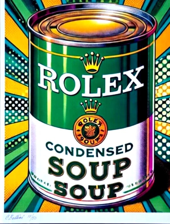 CHIARA BELLINI | ROLEX CONDENSED SOUP Hand Signed Authentic Print with COA - 2