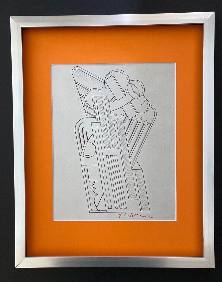 Roy Lichtenstein | Vintage 1970 Signed | Matted & Framed Offset Lithograph (1 of 4)