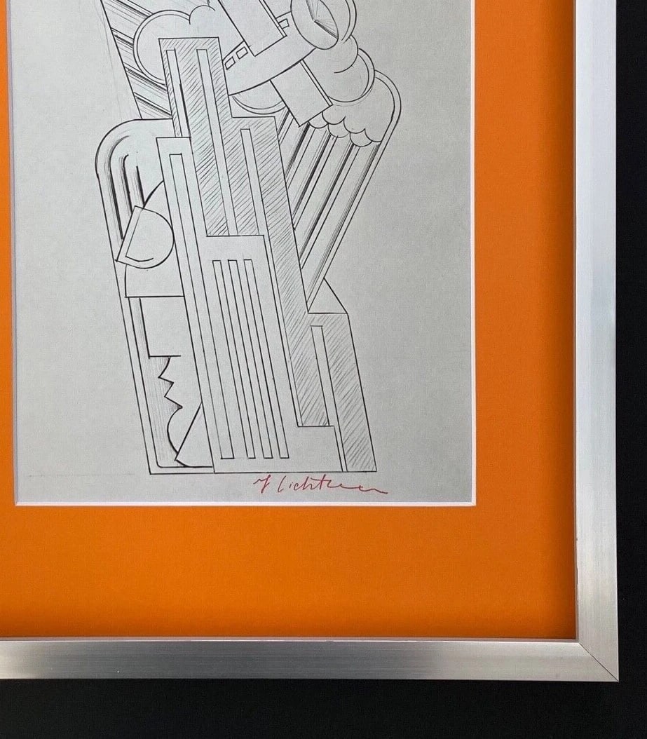 Roy Lichtenstein | Vintage 1970 Signed | Matted & Framed Offset Lithograph - 3