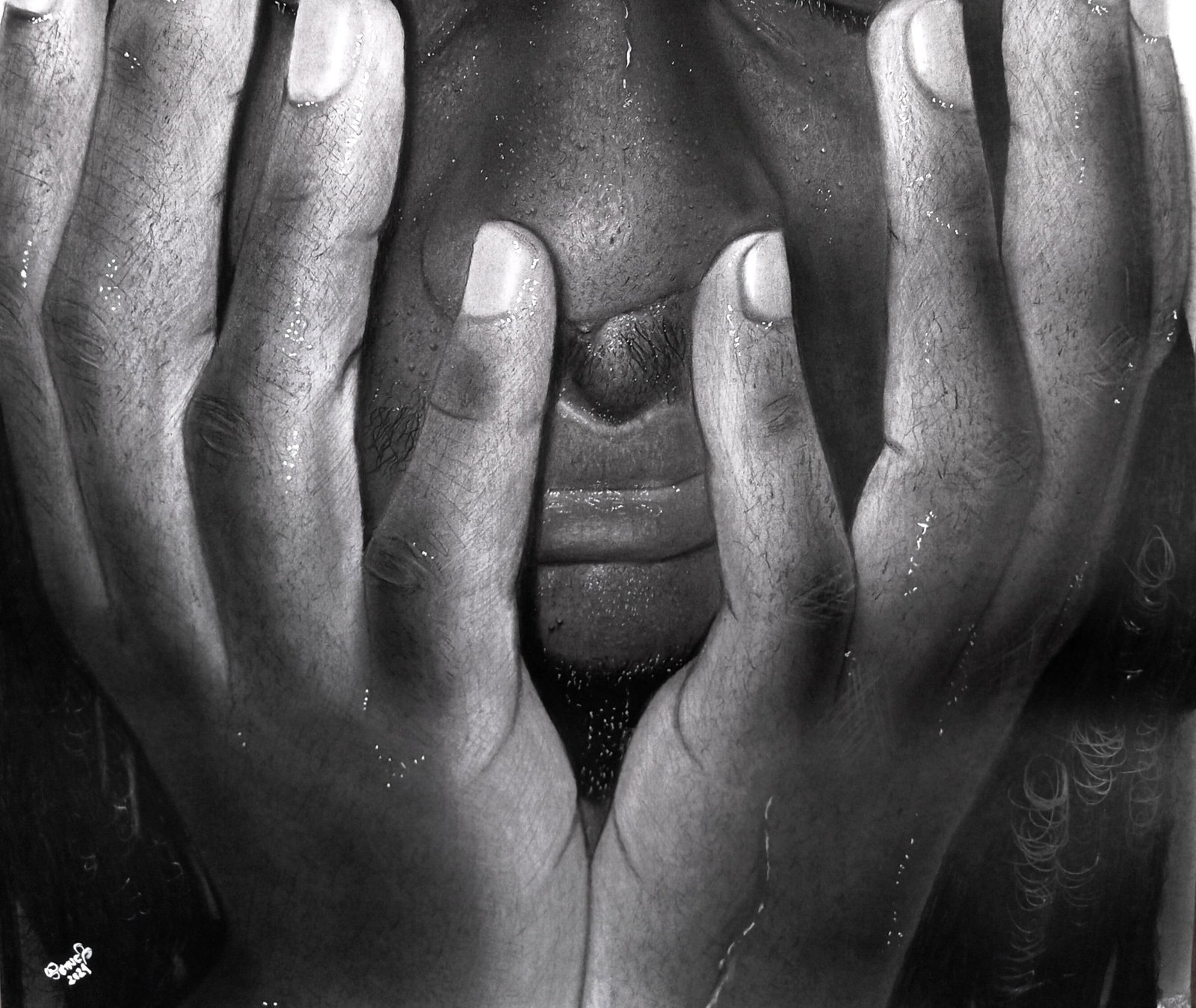 Penuel Heber Madeira, Between Light and Darkness - 21st Century, Contemporary, Black, White, - 7