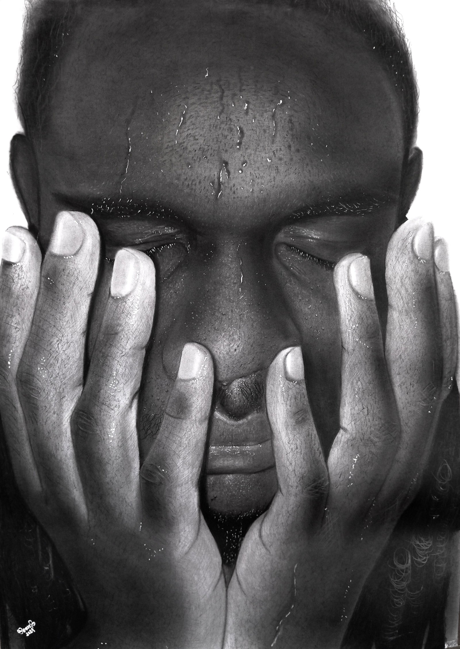 Penuel Heber Madeira, Between Light and Darkness - 21st Century, Contemporary, Black, White, - 4