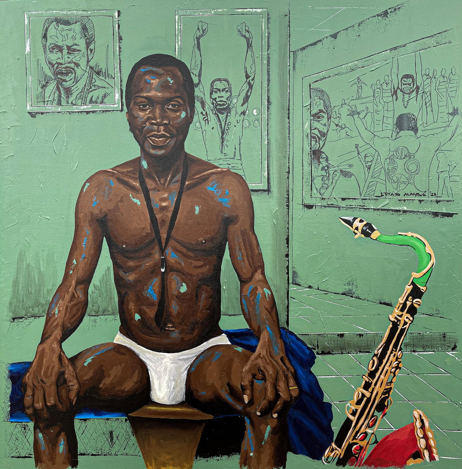Eyitayo Alagbe , Fela The Black President -21st Century, Contemporary, Africa, Activism Democracy, - 7