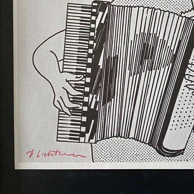 Roy Lichtenstein | Vintage 1970 Signed | Mounted & Framed Offset Lithograph - 2