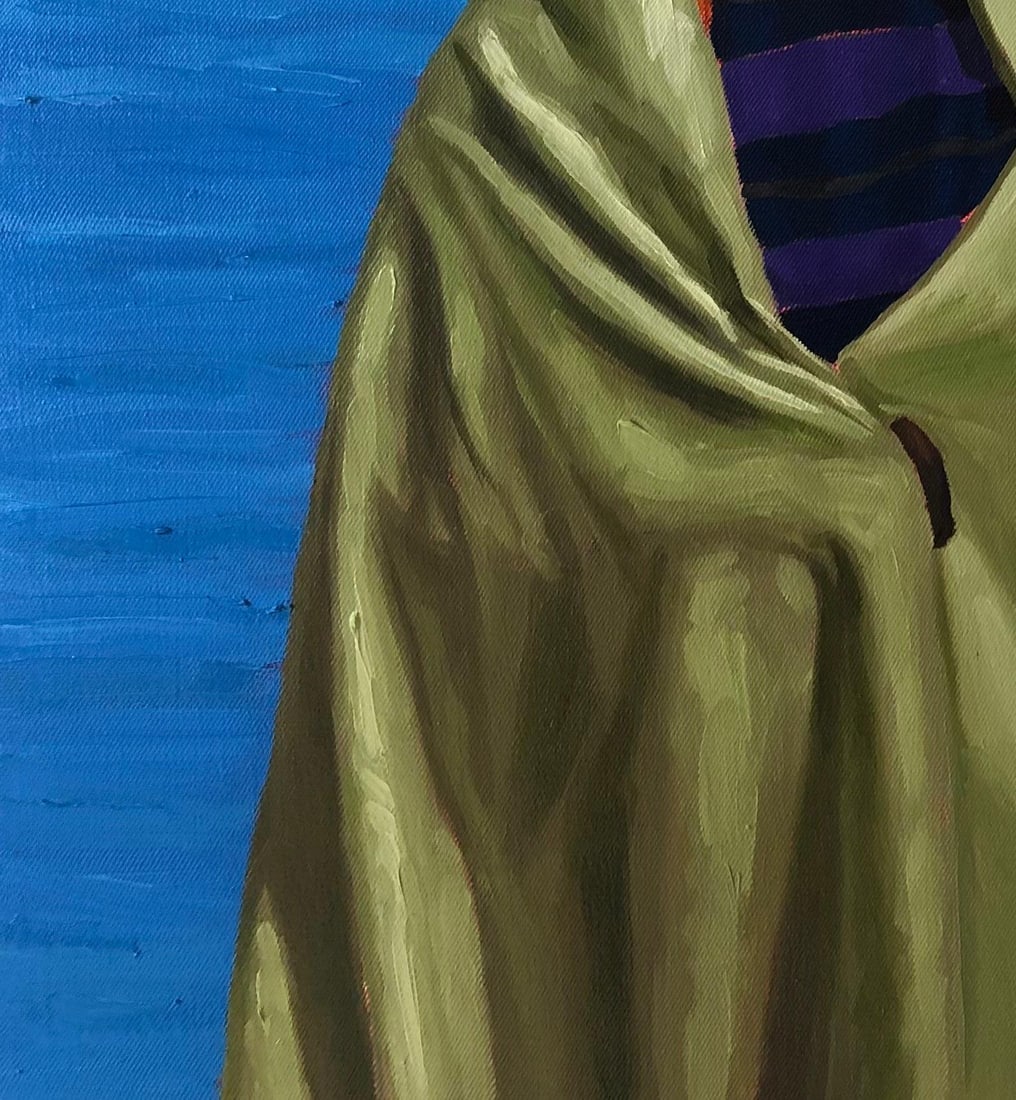 Simon Obeka, Having Done All, I Stand 2 - 21st Century, Contemporary, Landscape, Women, Oil, 2023 - 9