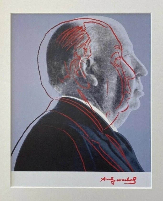 ANDY WARHOL + RARE 1984 SET OF 6 PORTRAIT PRINTS SIGNED MATTED AND FRAMED! - 11