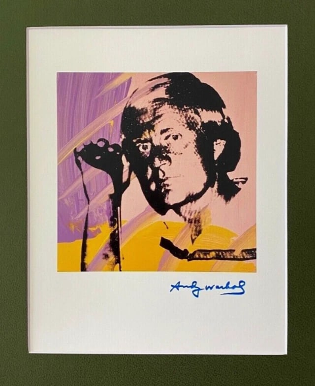 ANDY WARHOL + RARE 1984 SET OF 6 PORTRAIT PRINTS SIGNED MATTED AND FRAMED! - 5