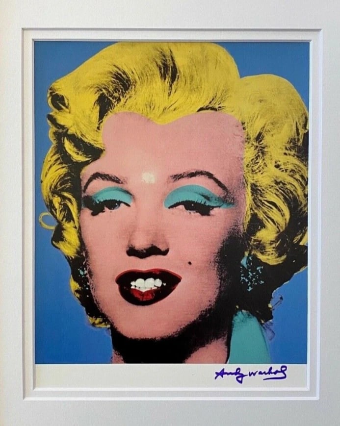 ANDY WARHOL + RARE 1984 SET OF 6 PORTRAIT PRINTS SIGNED MATTED AND FRAMED! - 7