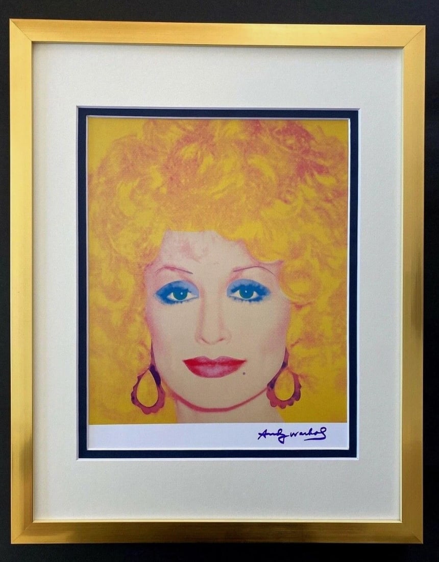 ANDY WARHOL + RARE 1984 SET OF 6 PORTRAIT PRINTS SIGNED MATTED AND FRAMED! - 8