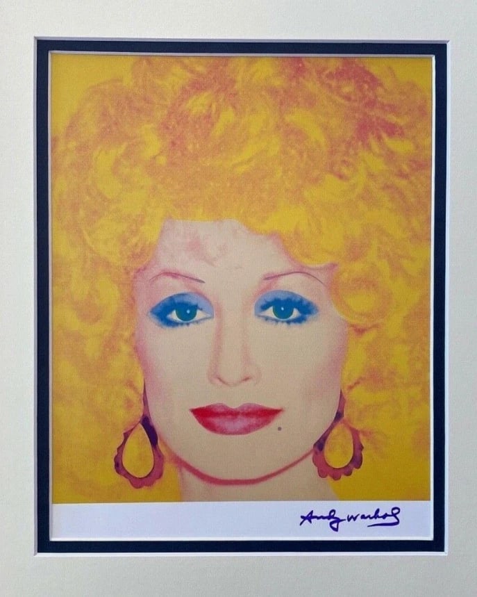 ANDY WARHOL + RARE 1984 SET OF 6 PORTRAIT PRINTS SIGNED MATTED AND FRAMED! - 9