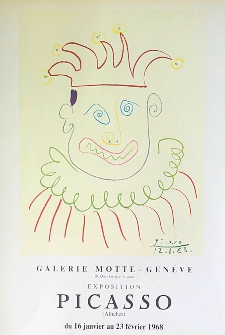 PABLO PICASSO 1967 PRINT + SIGNED POSTER + MOUNTED AND FRAMED + BUY IT NOW! - 2