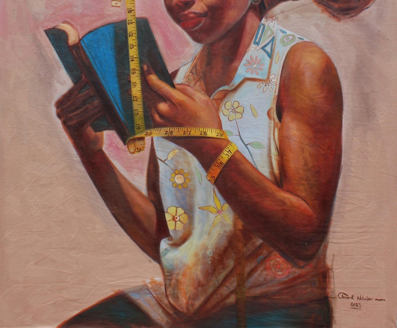 Clement Mmaduako Nwafor, Chronometry -21st Century, Contemporary, Figurative Portrait, Oil, Women - 3