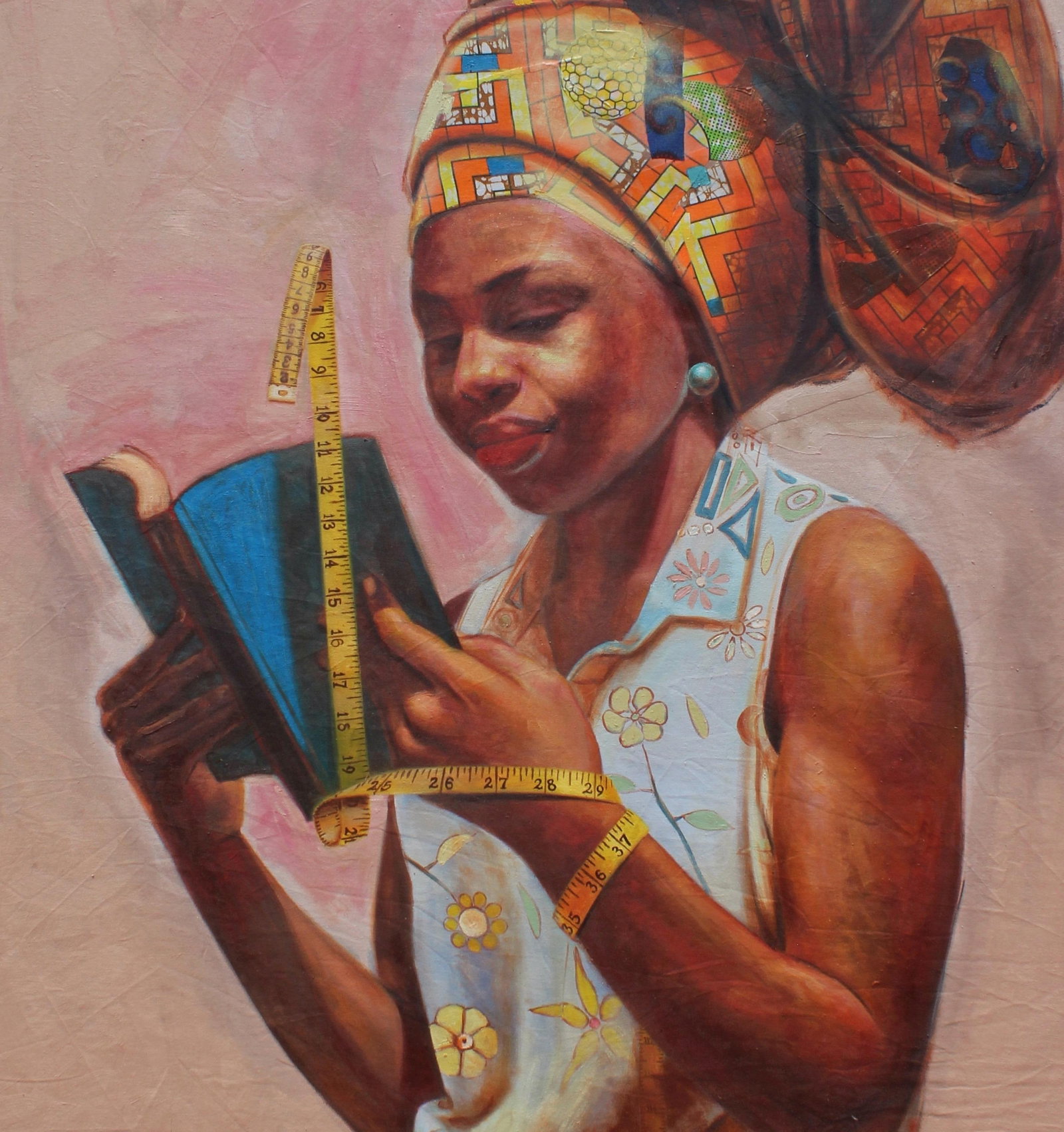 Clement Mmaduako Nwafor, Chronometry -21st Century, Contemporary, Figurative Portrait, Oil, Women - 4