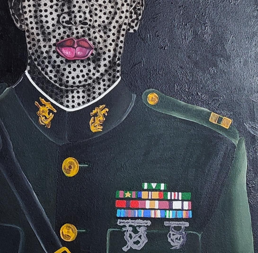 Makama John, Unknown Soldier - 21st Century, Contemporary, Figurative, Military, Veteran, Men, 2024 - 12