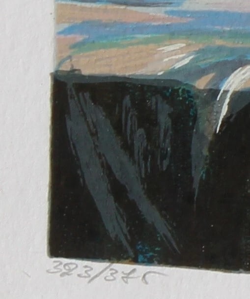 ALEXANDER BOREWKO Sweet Morning S/N Serigraph Framed COA Retail $550+ - 4