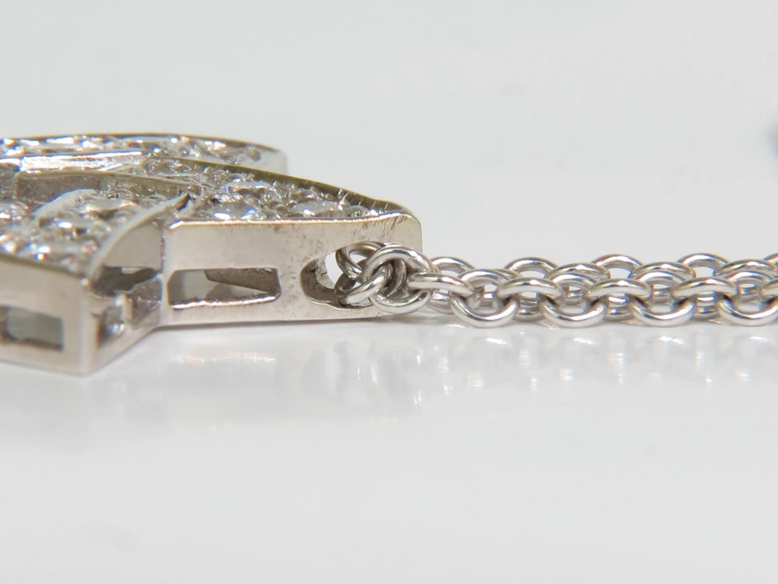 3.01CT ROUND DIAMOND STAR PENDANT BEAD SET 14KT G VS + ** - 10