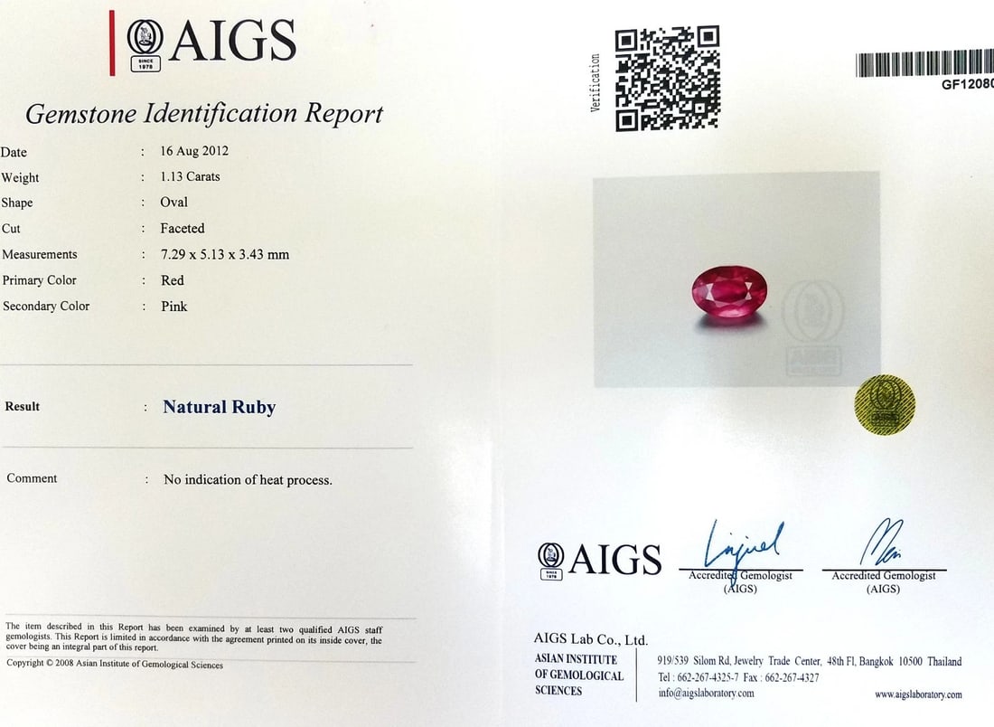 AIGS Certified 4.70ct Natural Ruby Diamonds cluster ring Ballerina No Heat - 7