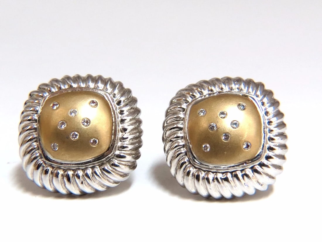 .26ct Diamonds Earrings, Bangle Set 14kt & Silver** - 8