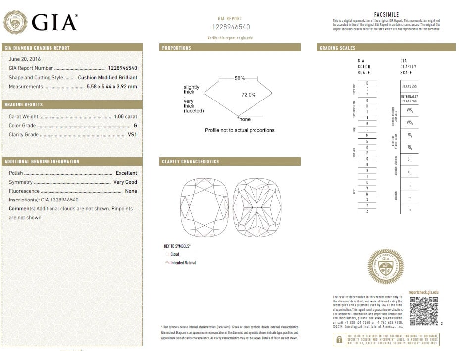 GIA Certified 1.00ct 1.01ct Square Halo Cushion cut diamond stud earrings 14k** - 8