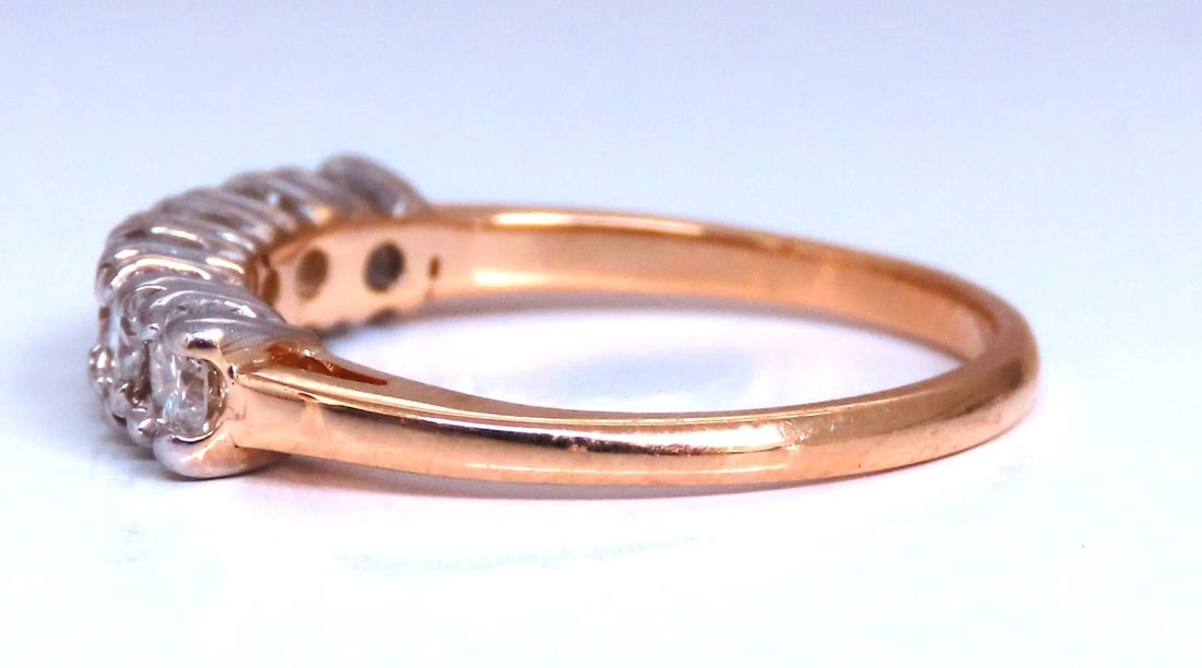 .70ct Natural Round Diamonds Eternity Ring Sharing Prong G/Vs 14kt gold** - 2