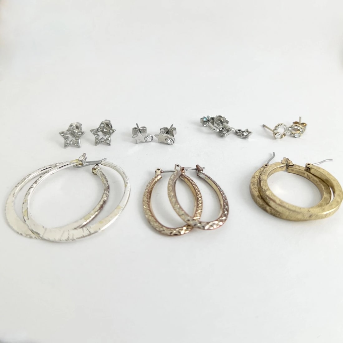 Vintage Estate Mixed Jewelry Lot, Topaz Gold-Plated More, 20 Pieces, 125.33 Gram - 9