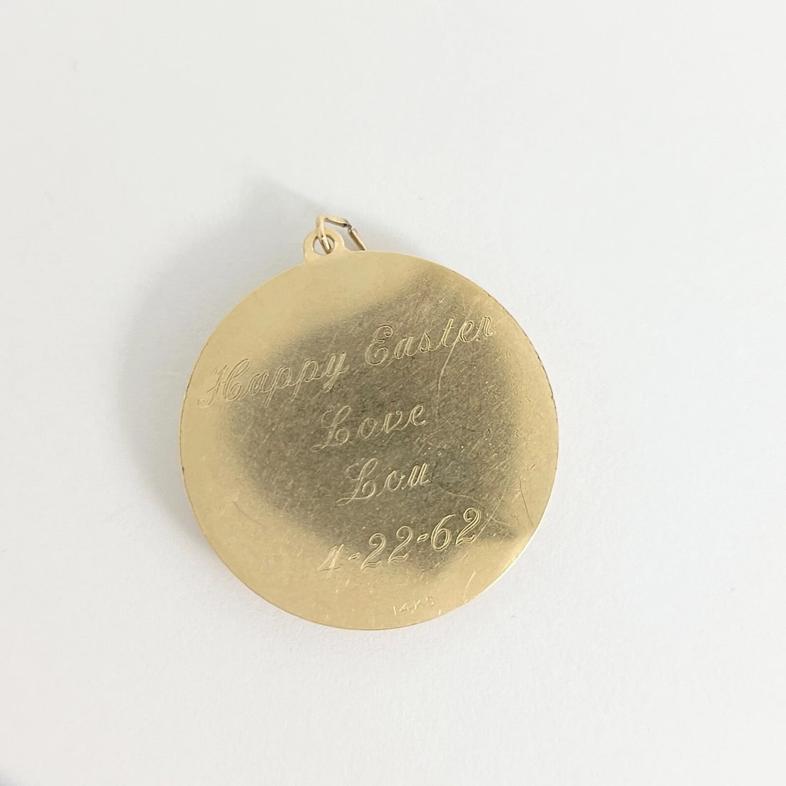 Vintage 1960's Multicolored Gemstone Tree Charm Pendant 14K Yellow Gold, 8.09 Gr - 3