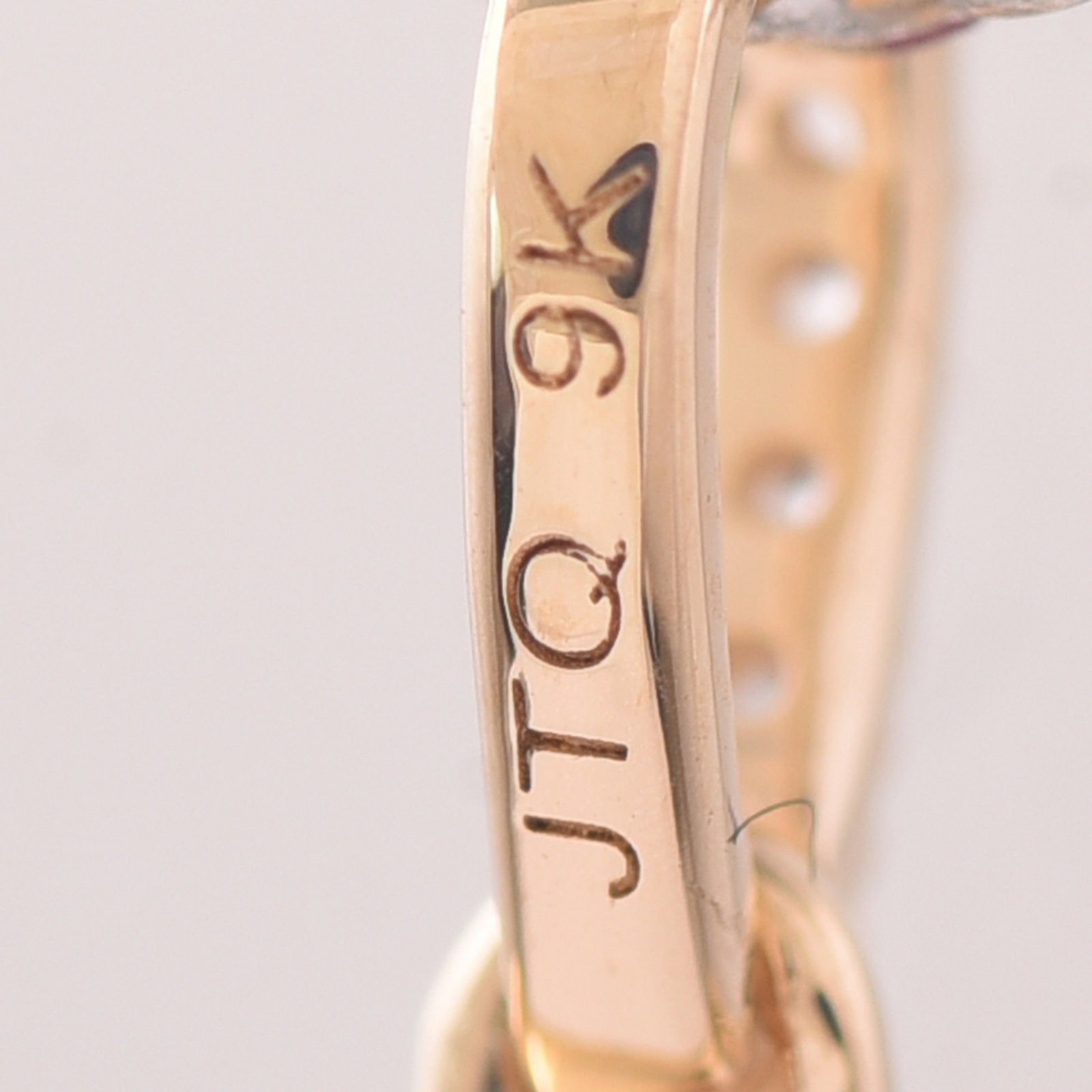 1.45 Ct Octagon Ruby 9K Gold Pendant - 5