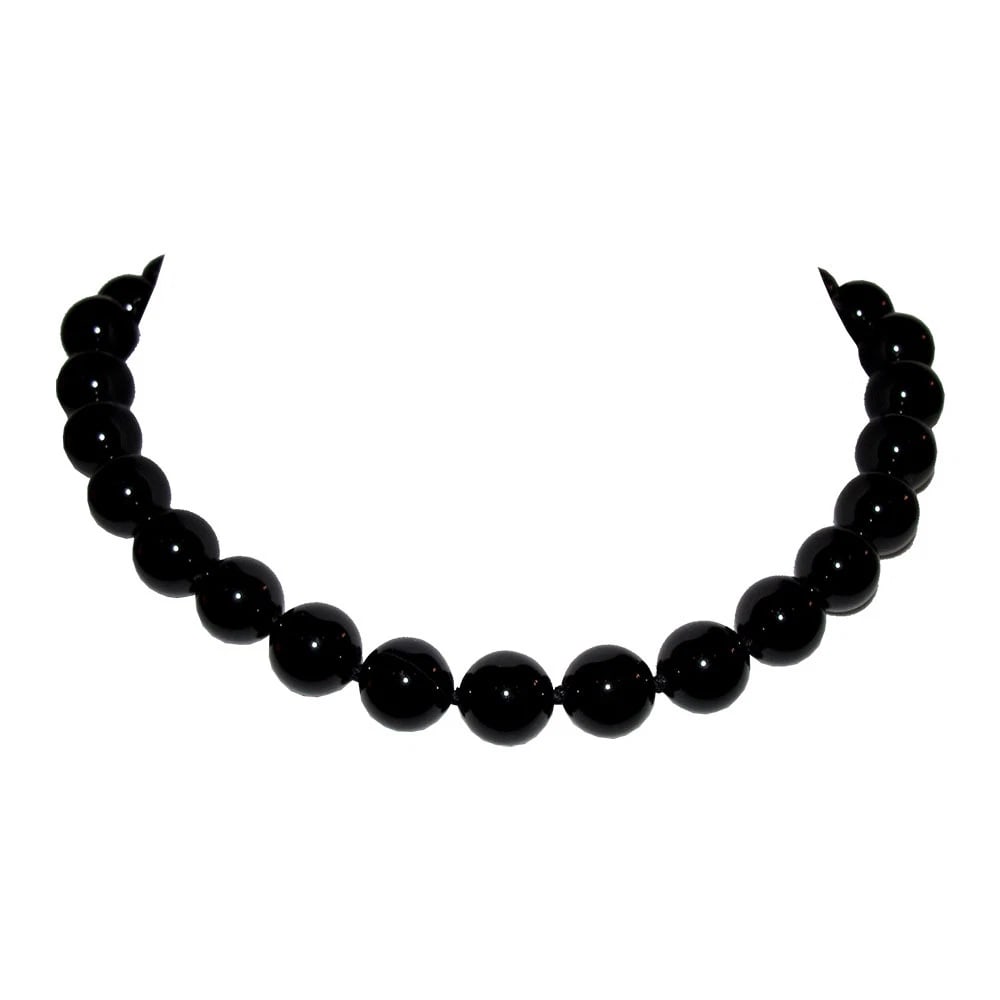 Alberto Juan Black Onyx Medium Beaded Princess Necklace - 2