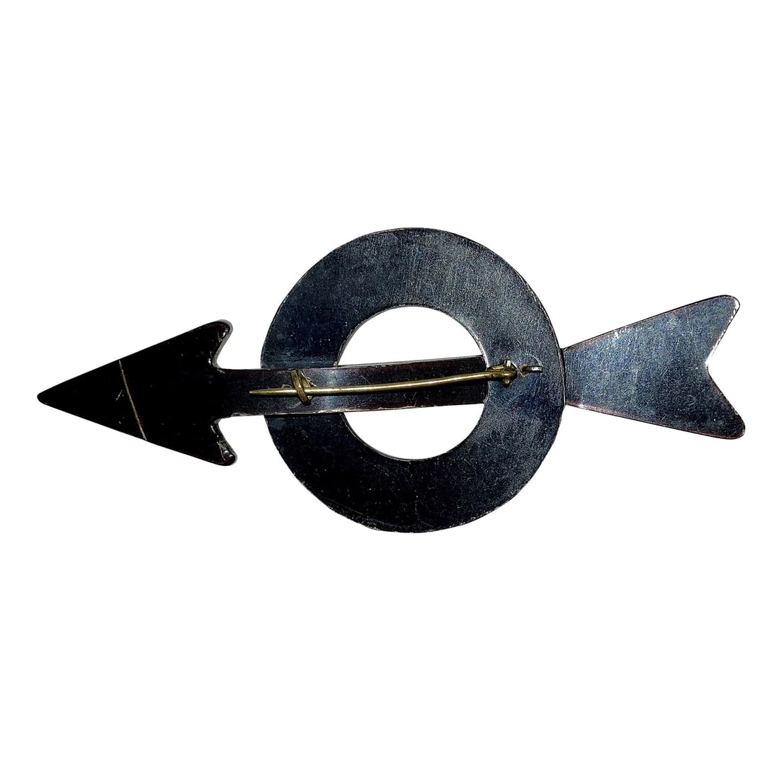 Victorian Resin Arrow Bullseye Pin - 4