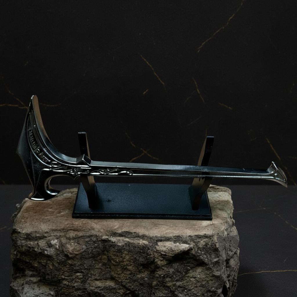 Shadow of Mordor Elven Hammer of Celebrimbor Replica Cosplay Prop with Display Stand - 2
