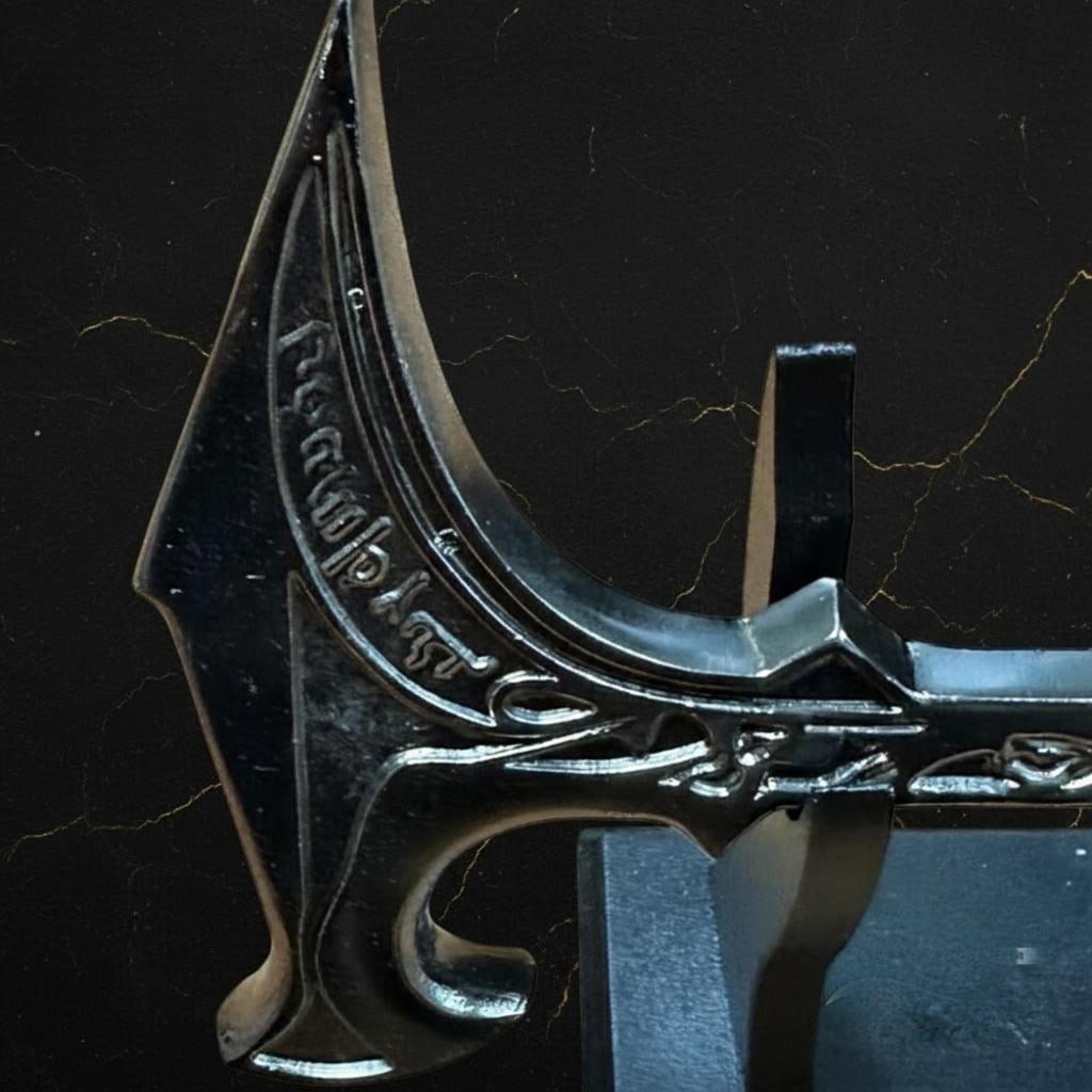 Shadow of Mordor Elven Hammer of Celebrimbor Replica Cosplay Prop with Display Stand - 4
