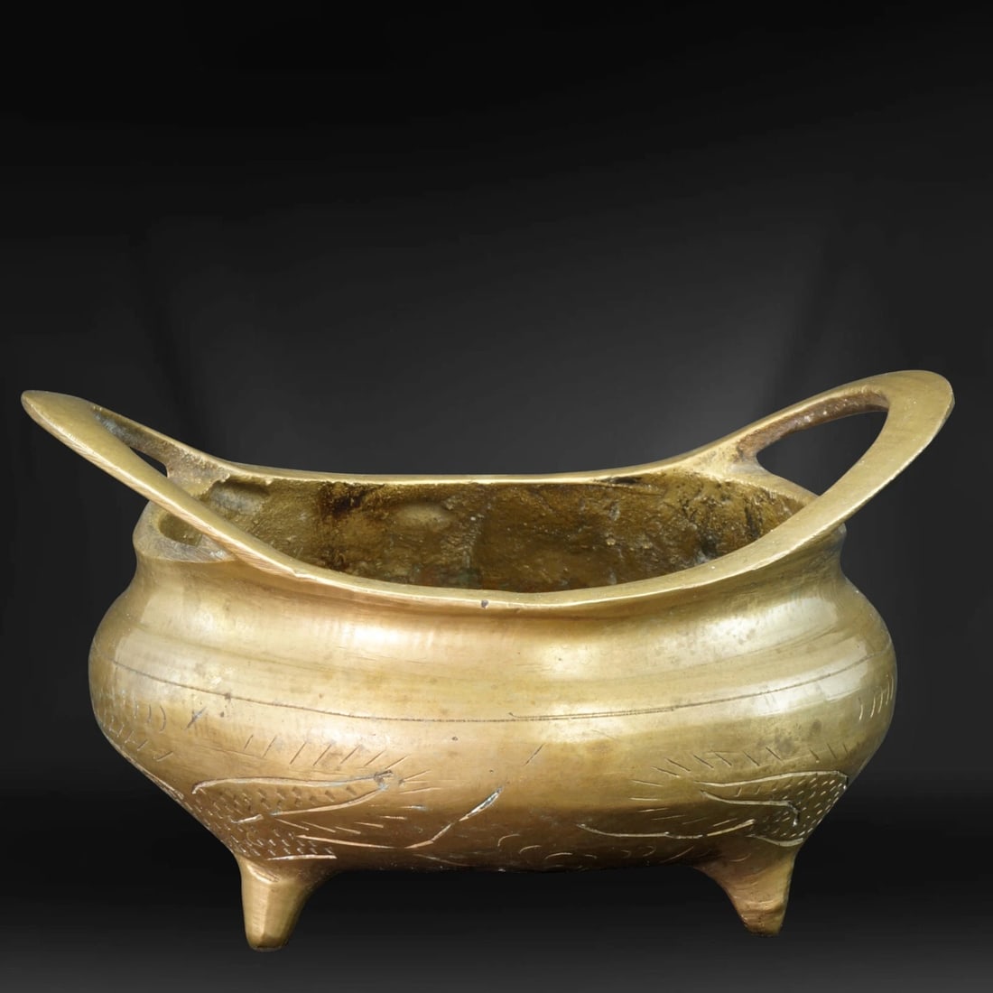 Small Chinese Bronze Censer Circa 1920 - 3
