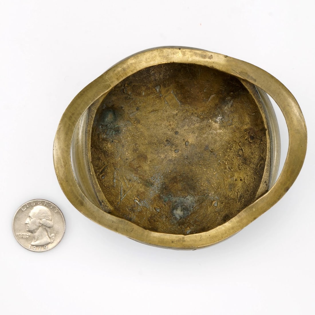 Small Chinese Bronze Censer Circa 1920 - 7
