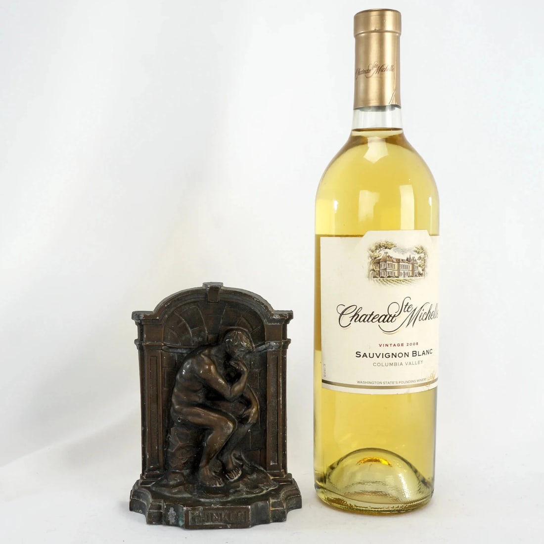 Single Thinker Shrine Bookend Circa 1927 - 2