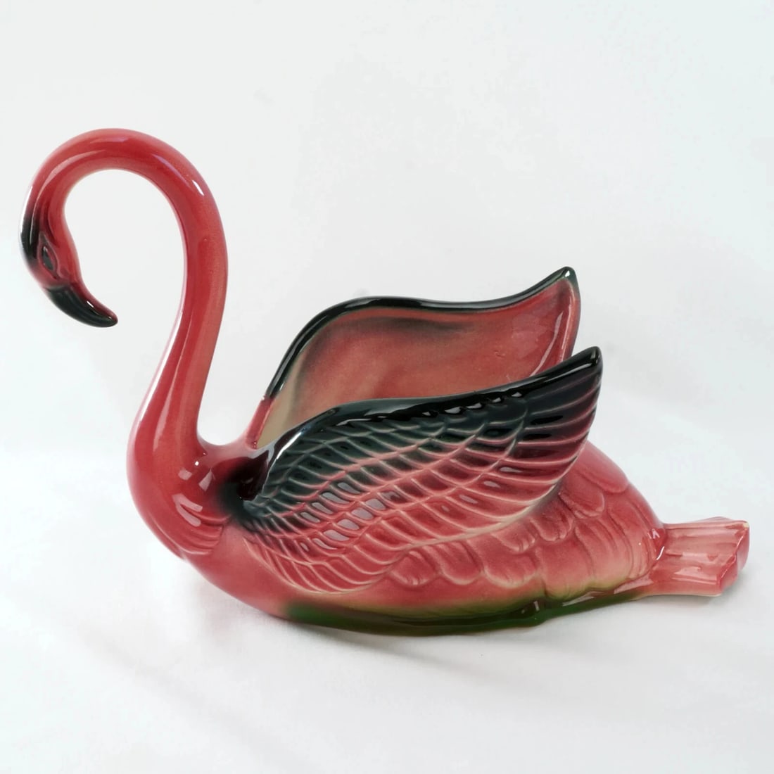 Royal Copley MCM Pink Flamingo Planter - 3