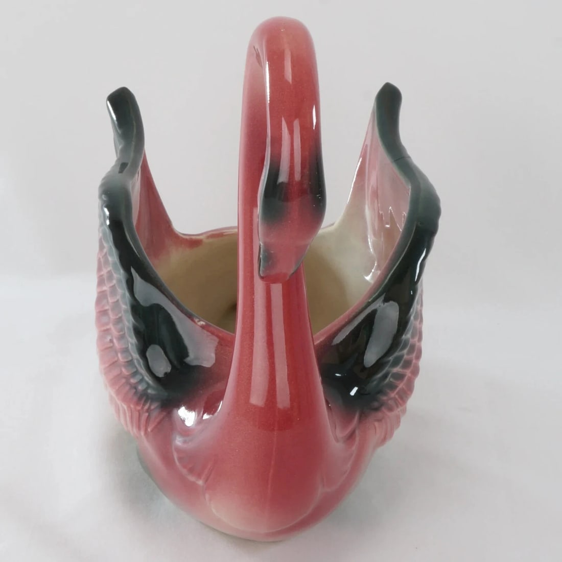 Royal Copley MCM Pink Flamingo Planter - 4