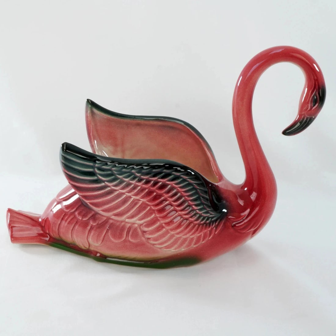 Royal Copley MCM Pink Flamingo Planter - 5