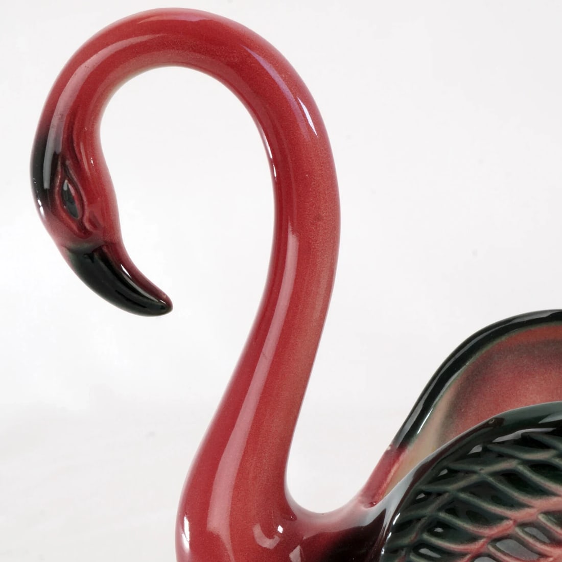 Royal Copley MCM Pink Flamingo Planter - 8