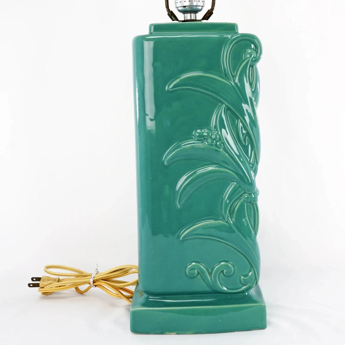 Art Deco/Hollywood Regency Celadon Lamp - 3