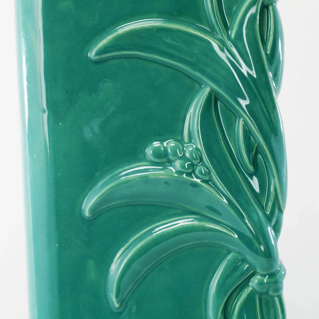 Art Deco/Hollywood Regency Celadon Lamp - 4