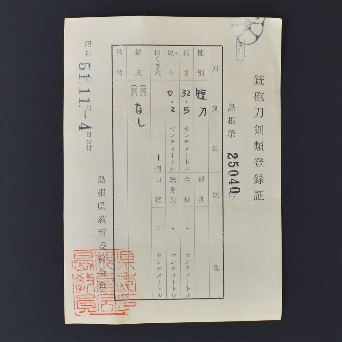 NTHK Certified Genroku Edo Period Jyumyo Tanto Katana Japanese Antique Sword Koshirae - 15