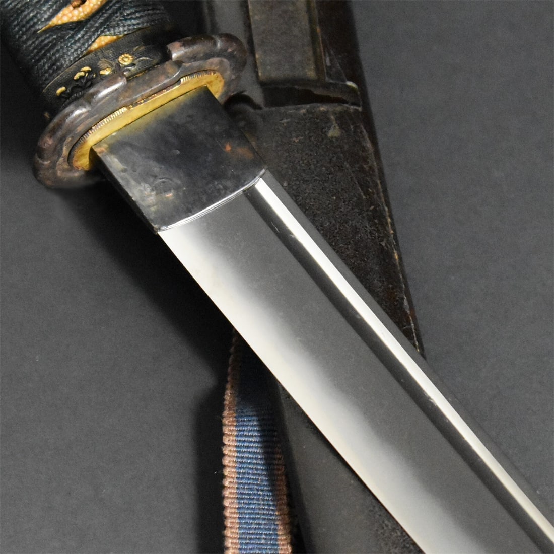 NTHK Certified Genroku Edo Period Jyumyo Tanto Katana Japanese Antique Sword Koshirae - 9