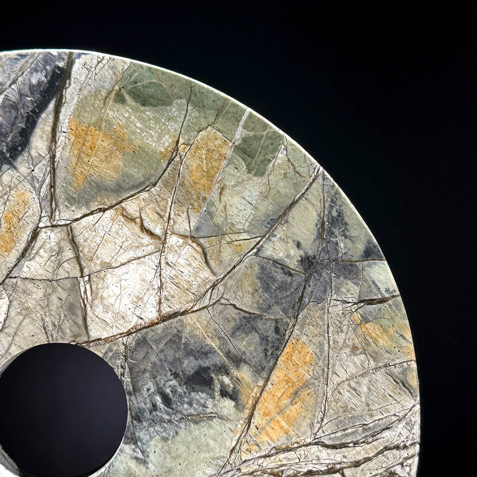 Stunning Onyx Disc on a custom stand - 10