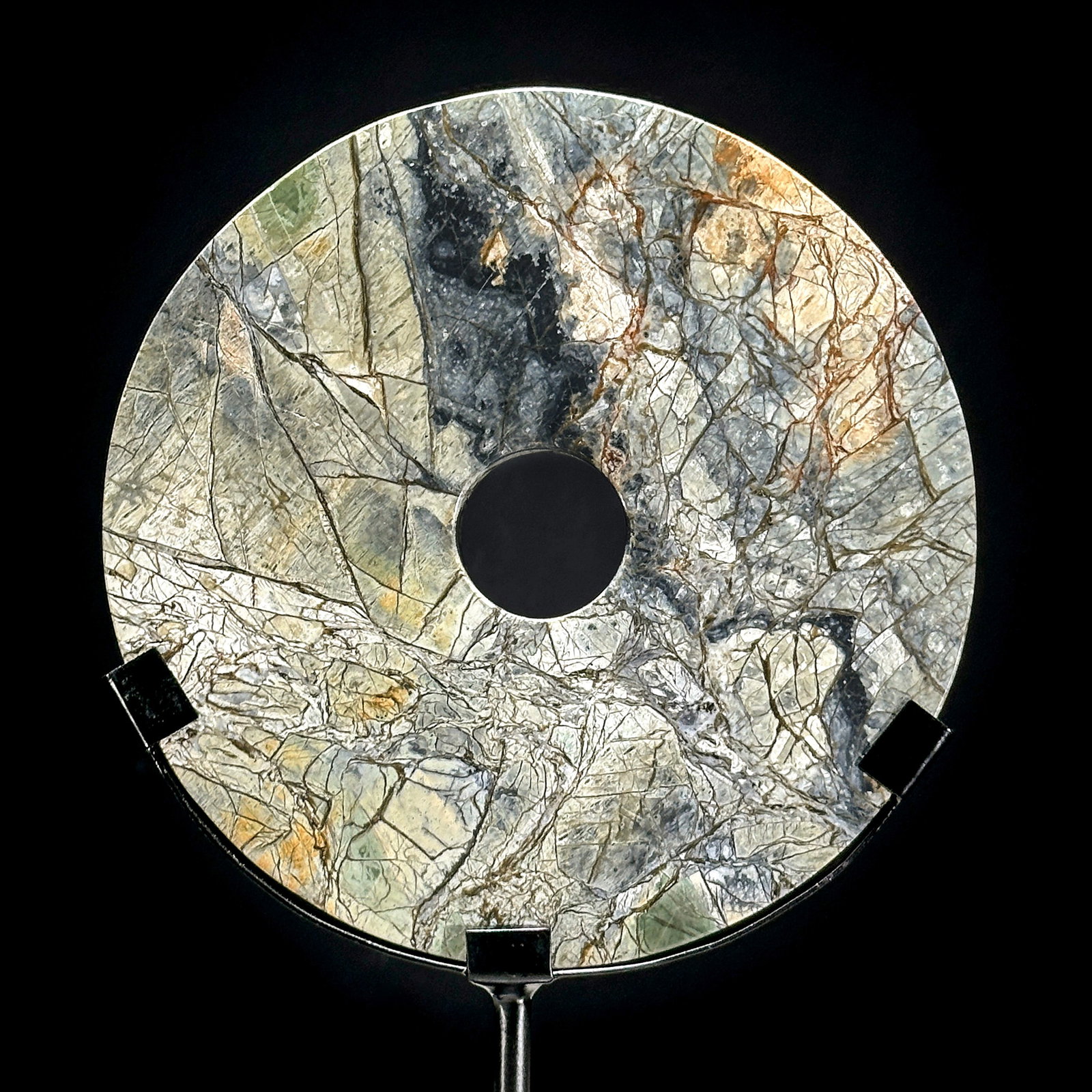 Stunning Onyx Disc on a custom stand - 2